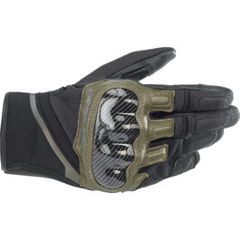 Motorcycle Gloves Sport Alpinestars Chrome Sports glove short Green