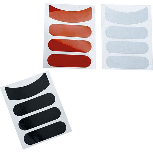 Helmet Accessories POLO reflecting stickers Red