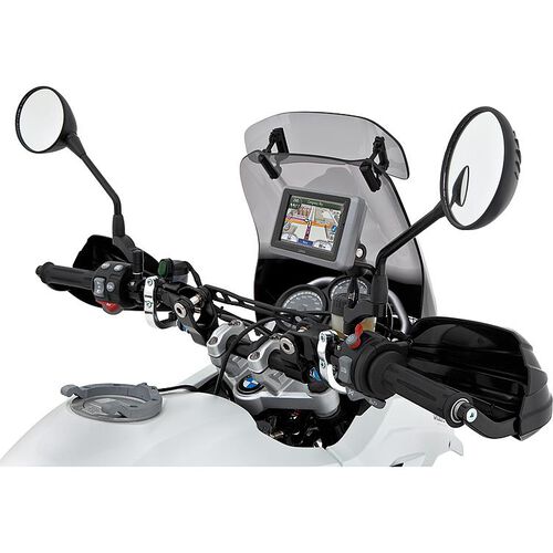 Motorcycle Navigation & Smartphone Holders Berni`s satnav holder NH1-6 ball mirror extension BMW black Brown