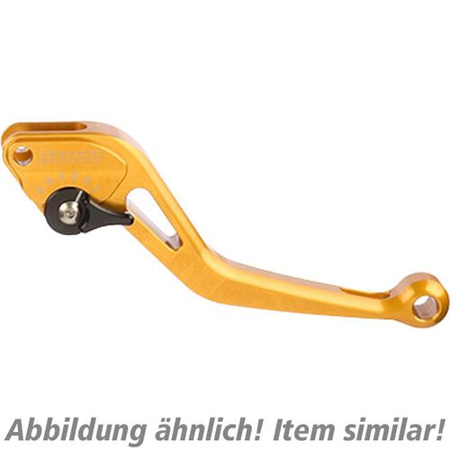 Motorcycle Brake Levers ABM brake lever adjustable Synto BH20 short gold/black Neutral
