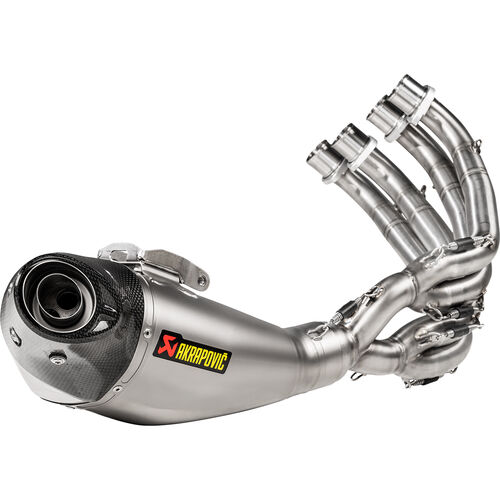 Motorcycle Exhausts & Rear Silencer Akrapovic complete exhaust system 4-1 oK titan for CB/R 650 F/R 14-20 Blue