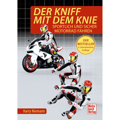 Ouvrages spécialisés moto Motorbuch-Verlag Livre "Le Kniff avec le genou" Bleu