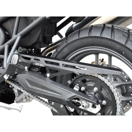 Motorrad Kettenschutz & Ritzelabdeckungen Zieger Kettenschutz Edelstahl schwarz für Yamaha FZS 600/1000 Fazer