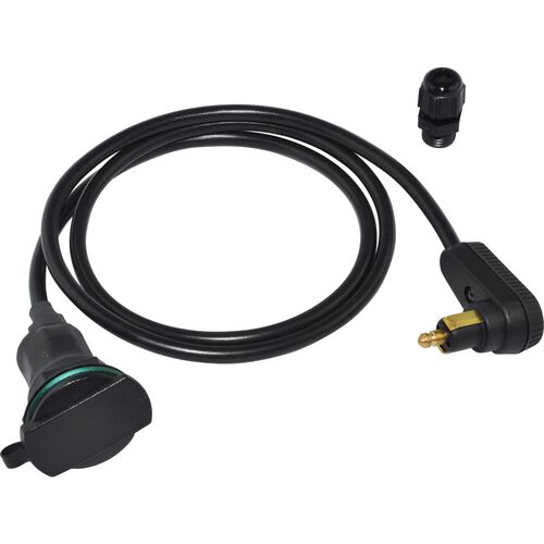 Electrics Others Baas Bikeparts adapter DIN-angle connector to ZIG-socket ZA15 with cable Neutral
