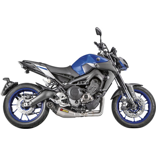 Motorcycle Exhausts & Rear Silencer Akrapovic complete exhaust system 3-1 oK titan for MT-09 /Tracer/XSR 9 Blue