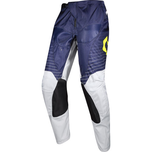 Motorcycle Textile Trousers Scott 350 Dirt Evo Cross pants Blue