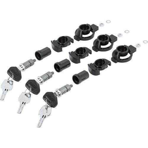 Accessoires & pièces de rechange pour coffres Givi Security Lock serrure de remplacement set SL103 (3x SL101 s' Noir
