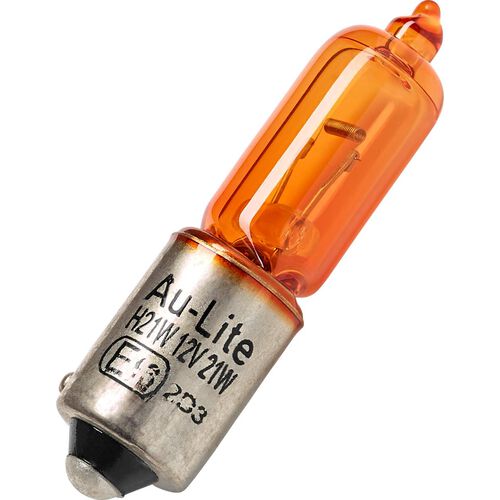 Ampoules & systèmes d’éclairage de moto Chaft ampoule halogène 12 V, 21W baïonnette BAY9S orange Neutre
