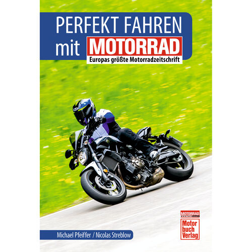 Motorcycle Reference Books Motorbuch-Verlag Book - Motorcycle - "Perfect driving" Blue