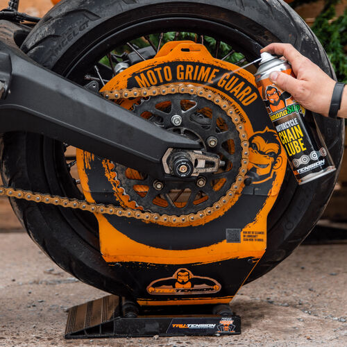 Chain Sprays & Lubricating Systems Tru-Tension Grime Guard Wheel cover to clean and lubricate Neutral