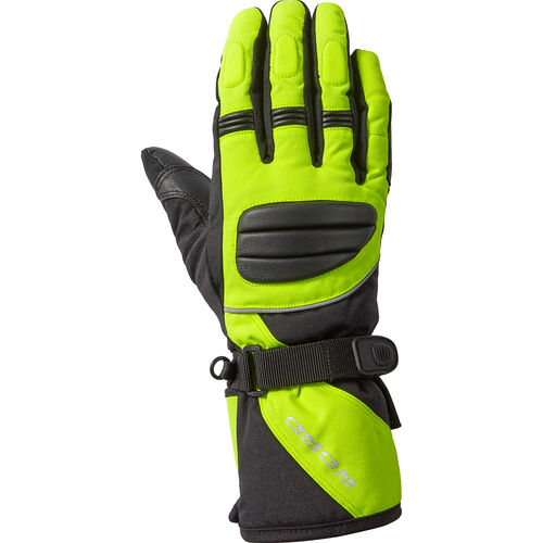 Motorcycle Gloves Tourer Road Tour Ladies leather/textile glove 2.0 long Yellow