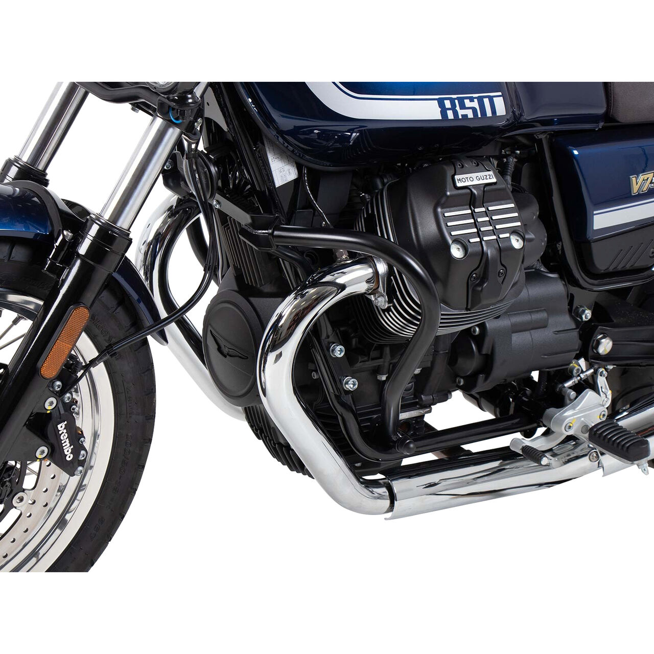 Acheter Hepco & Becker arceau de sécurité noir pour Moto Guzzi V7 850 2021-  Blanc – POLO Motorrad