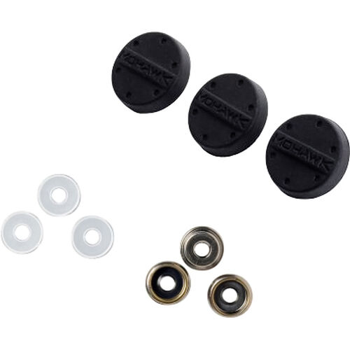 Accessories Mohawk Upper Button Rubberised black Neutral