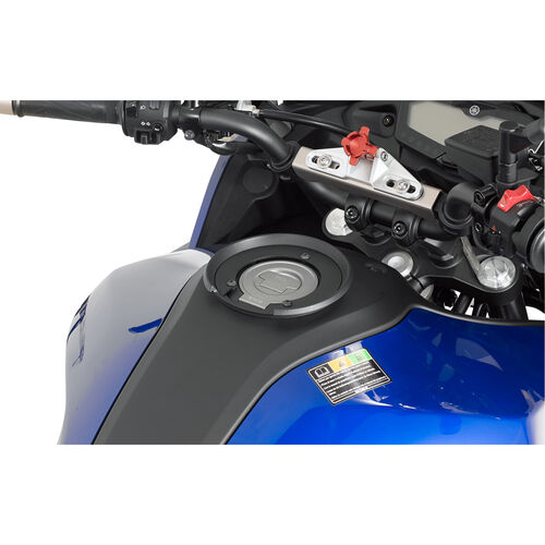 Motorrad Tankrucksack mit Quicklock Givi Tanklock Adapter BF05 für Benelli/MV Agusta/Yamaha Schwarz