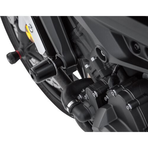 Motorrad Sturzpads & -bügel Rizoma Sturzpads B-Pro PM219A für Yamaha MT-09 2017- schwarz/silber
