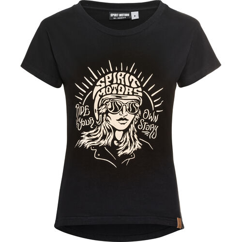 T-shirts Spirit Motors Joyful Jodie T-Shirt p. femme Noir