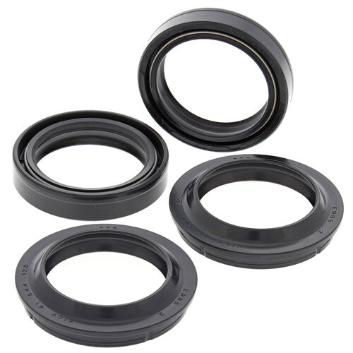 All-Balls Racing Fork oil seals with dust caps 56-132 41x54x11 mm Noir