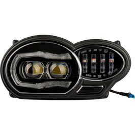 Full LED-Scheinwerferoptik für Rundscheinwerfer beim Motorrad