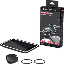 Motorcycle Navigation & Smartphone Holders Shapeheart Moto Bundle XXL Smartphoneholder Grey
