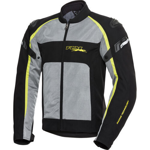 Motorrad Textiljacken FLM Sports Textil Jacke 1.2 Grau