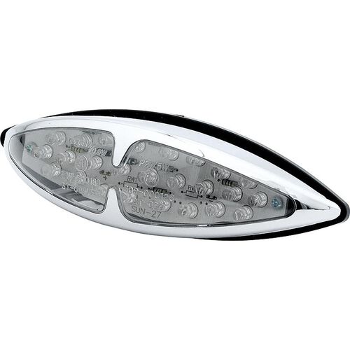 Motorcycle Rear Lights & Reflectors Shin Yo LED taillight L.A. with license lighting chrome Neutral