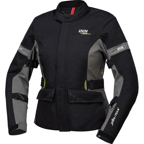 Motorcycle Textile Jackets IXS Laminat-ST-Plus Lady Textile Jacket Grey