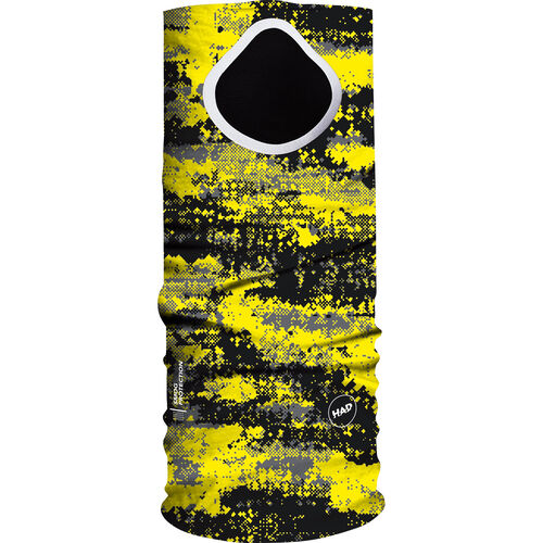 Hals & Gesichtsschutz HAD Multifunktionstuch Smog Protection Sparks Fluo gelb/schwarz