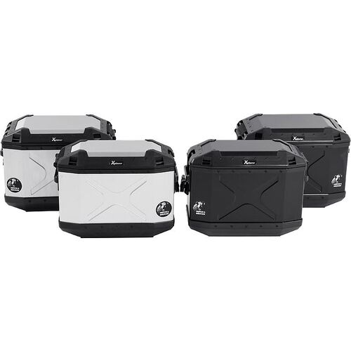 Coffres latéraux Hepco & Becker valise latérale Xplorer aluminium 40 noir droite  42 litres Neutre