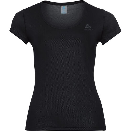 Vêtements thermiques de moto Odlo Active F-Dry Light T-Shirt femme noir XS