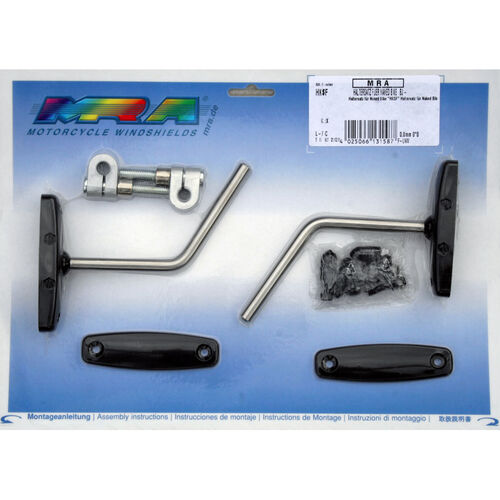 Windshields & Screens MRA mounting kit for windscreen HKSF for BMW F 800 R 2009-2014 Neutral