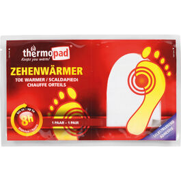 Toe warmers 1 pair of activated carbon warmers weiß
