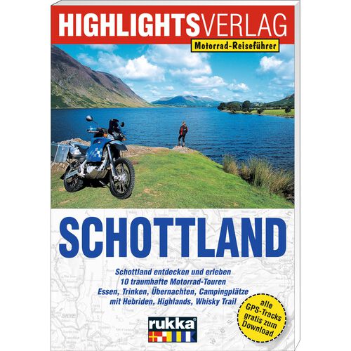 Cartes, carnets de voyage & guides touristiques pour moto Highlights-Verlag Guide de moto Écosse