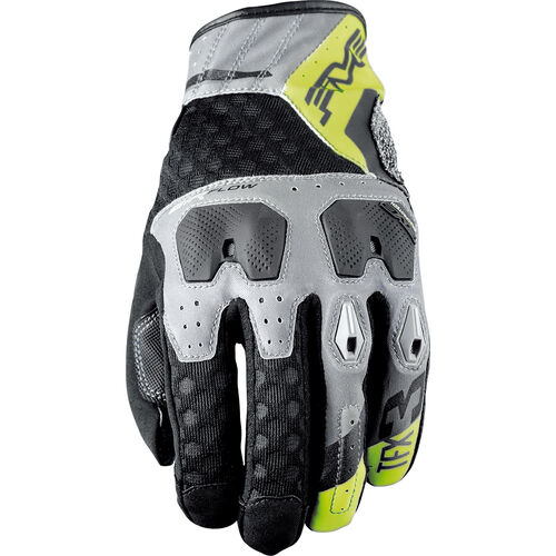 Motorradhandschuhe Sport Five TFX3 Airflow Handschuh kurz Grau