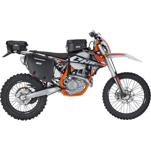 Motorbike Saddlebags Givi saddlebags pair Gravel-T waterproof 30 liters GRT718 Neutral