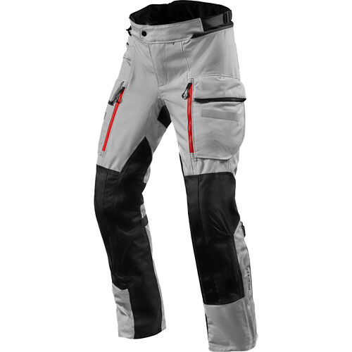 Pantalons de moto en textile REV'IT! Sand 4 H2O Pantalon Textile Gris