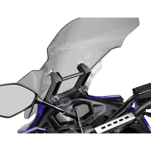 Alimentation pour navigateur de moto Givi Navi support au pare-brise FB2130 pour Yamaha Tracer 700 Noir