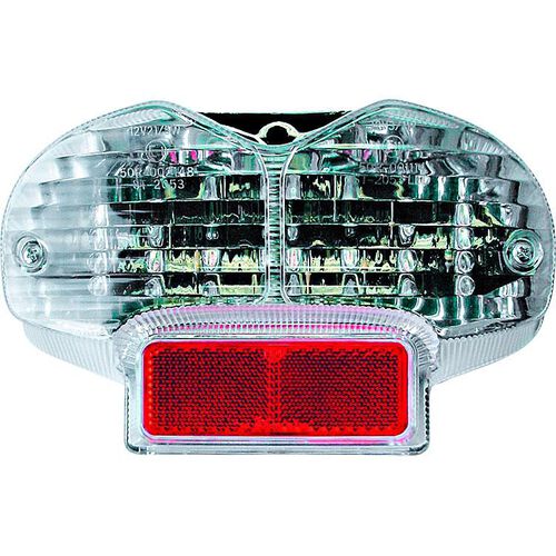 Feux arrière & réflecteurs de moto Shin Yo feu arrière LED plug&play pour GSF 600/1200 Bandit A8/A9 Gris
