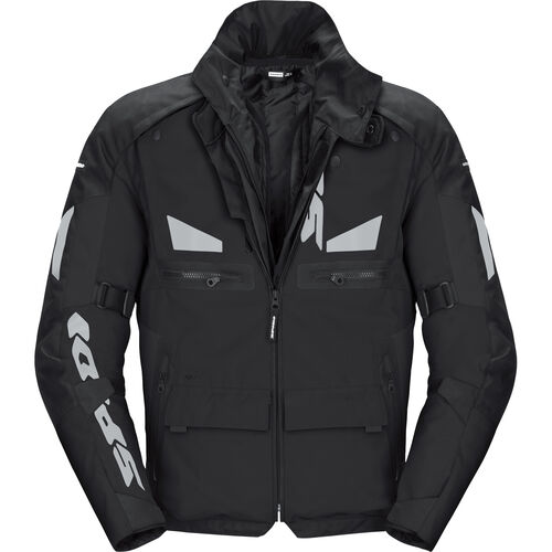 Motorcycle Textile Jackets SPIDI Crossmaster H2Out jacket Black