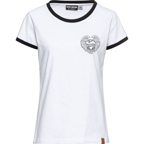 Damen T-Shirts Spirit Motors Speeding Up Sarah Damen T-Shirt Weiß