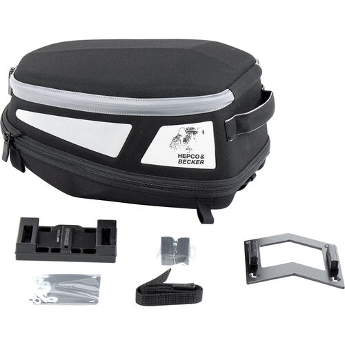Motorcycle Rear Bags & Rolls Hepco & Becker Lock-it rearbag Royster Sport 11-15 liters black/gray Neutral