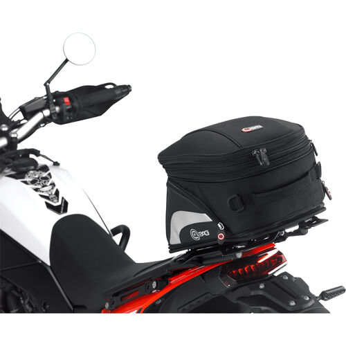Motorcycle Rear Bags & Rolls QBag rear bag ST07 removable 10-16 liters Black