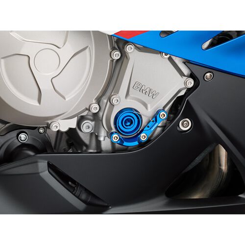 Motorrad Abdeckungen & Deckel Rizoma Kurbelwellenlagerdeckel TP029U blau für BMW Gelb