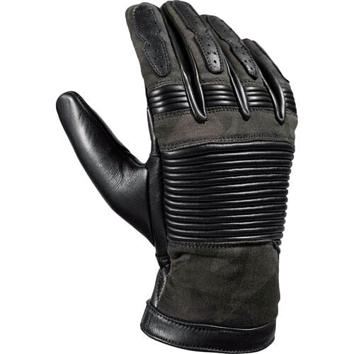Motorcycle Gloves Chopper & Cruiser John Doe Durango Glove black/camouflage S Grey