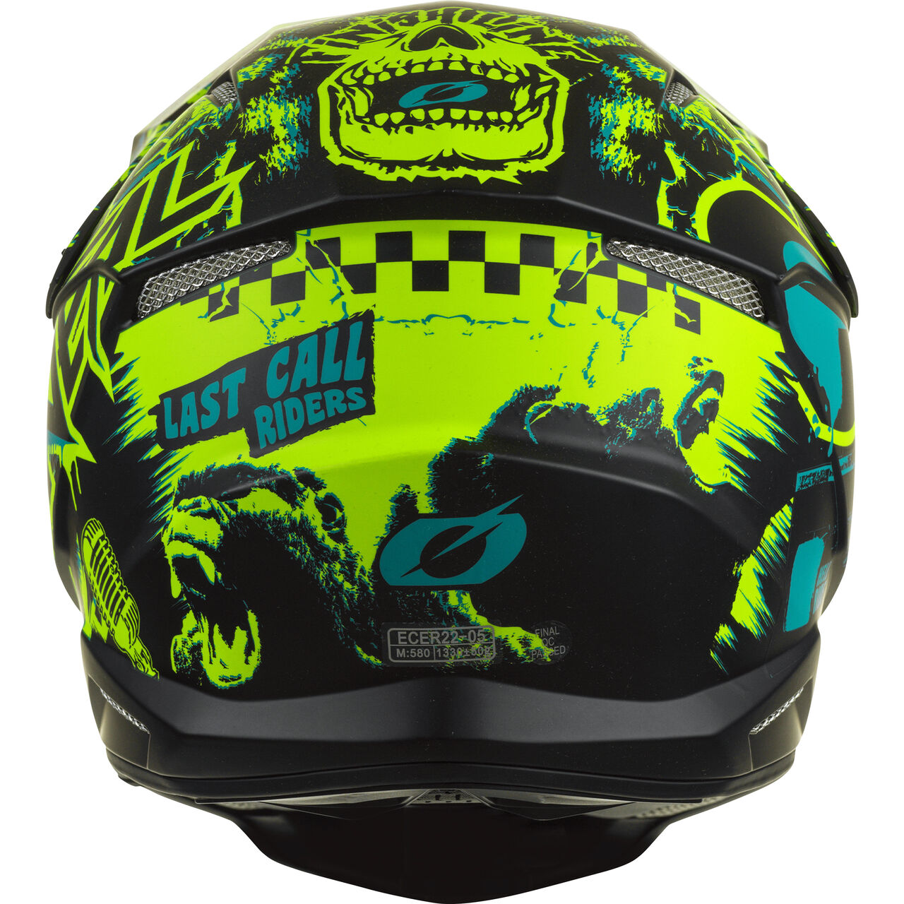O'Neal MX 3Series Motocross Helmet Assault V.22 schwarz/neongelb