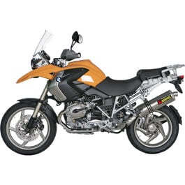 Motorcycle Exhausts & Rear Silencer Akrapovic exhaust Slip-On titan for BMW R 1200 GS /Adventure 2004-2009 Grey