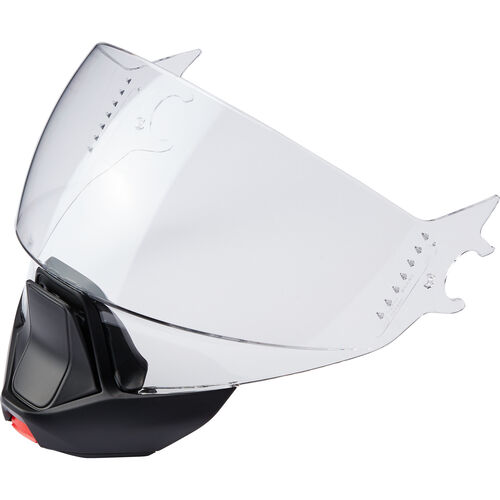 Visière transparente pour casque de moto Shark helmets Ecran et mentonniére Evojet fortement teinté