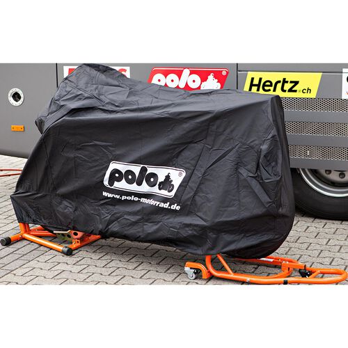 Motorcycle Covers POLO Outdoor cover tarpaulin black size M = 225/150/96cm Neutral