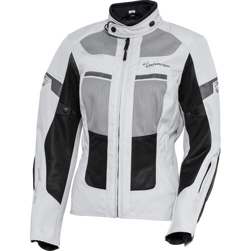 Women Motorcycle Textile Jackets Pharao Vigo Air women's textile jacket Grey