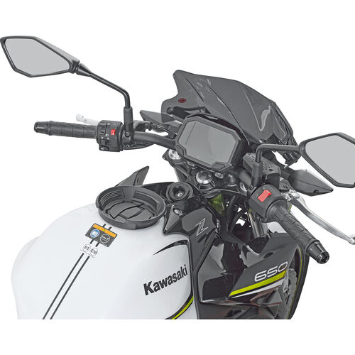 Motorcycle Tank Bags - Quicklock Givi Tanklock adapter BF28 for Kawasaki Z/Ninja 650 Black