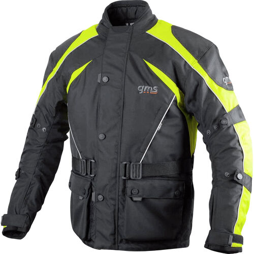 Motorcycle Textile Jackets GMS Twister textile jacket Yellow